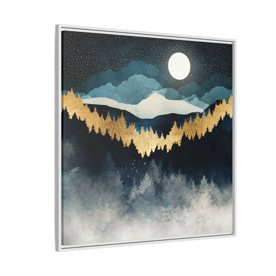 Indigo Night - Matte Canvas, Framed (Multi-color)