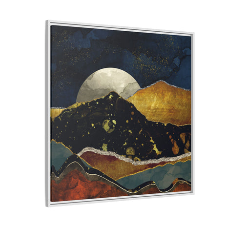 Bronze Night - Matte Canvas, Framed (Multi-color)