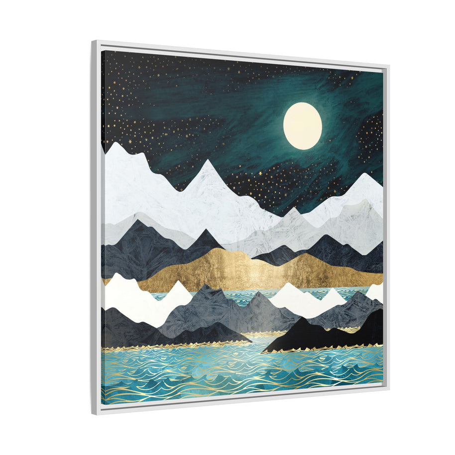 Ocean Stars - Matte Canvas, Framed (Multi-color)