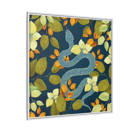Autumn Serpent Garden - Matte Canvas, Framed (Multi-color)