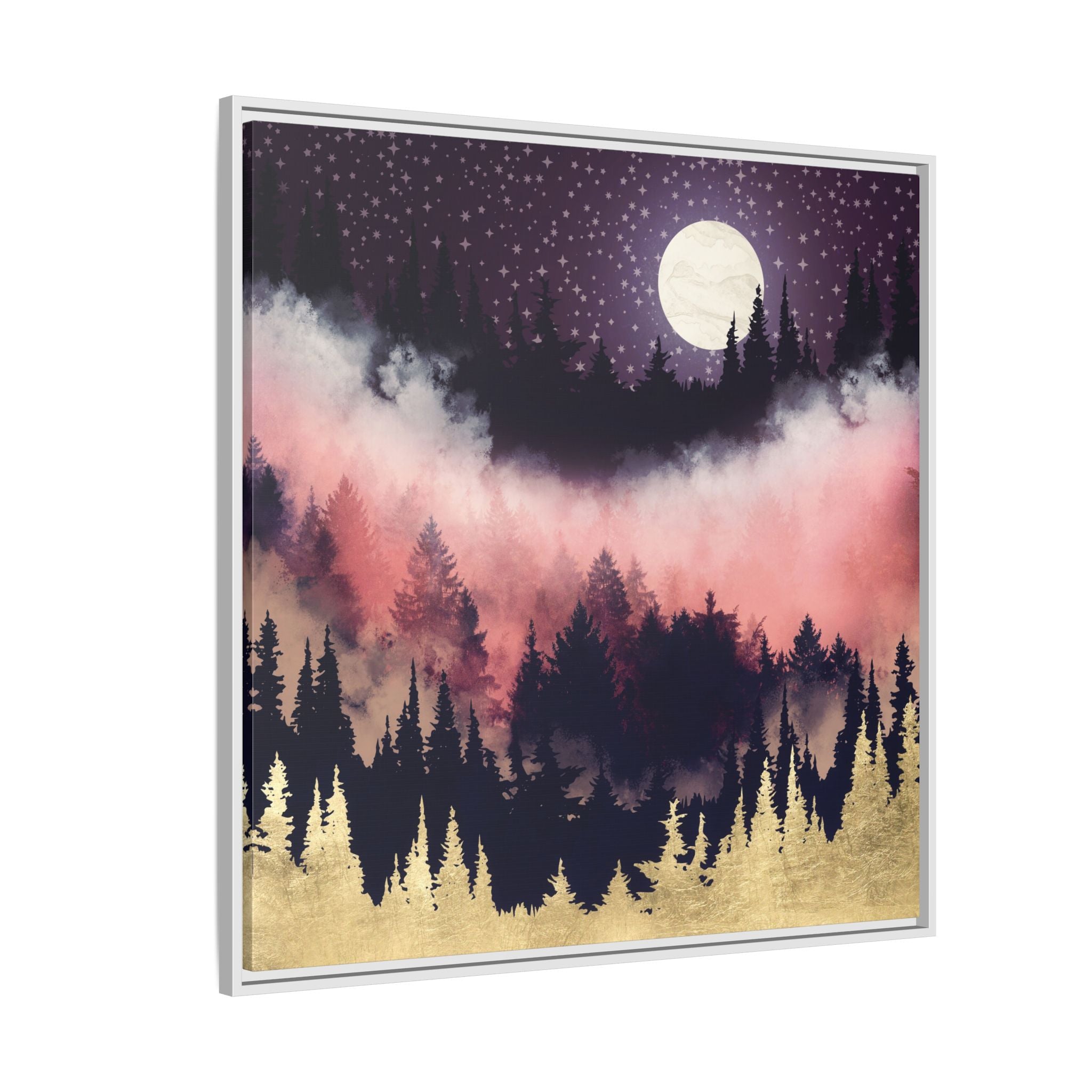 Evening Glow - Matte Canvas, Framed (Multi-color)