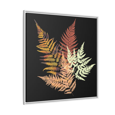 Autumn Fern - Matte Canvas, Framed (Multi-color)