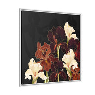 Autumn Iris - Matte Canvas, Framed (Multi-color)