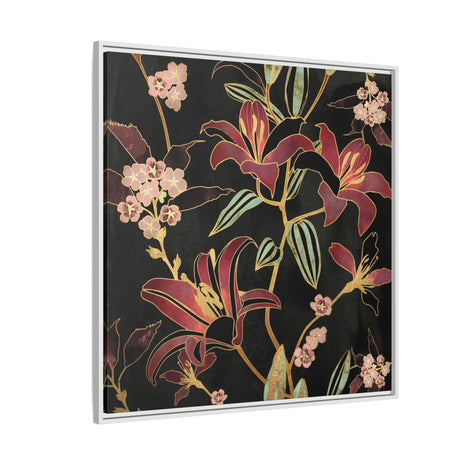 Lily - Matte Canvas, Framed (Multi-color)