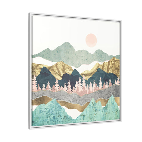 Summer Vista - Matte Canvas, Framed (Multi-color)