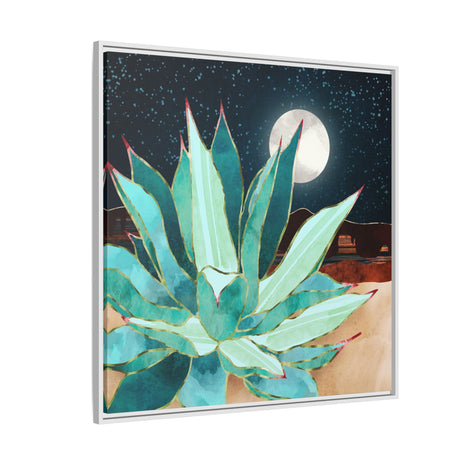 Desert Agave - Matte Canvas, Framed (Multi-color)