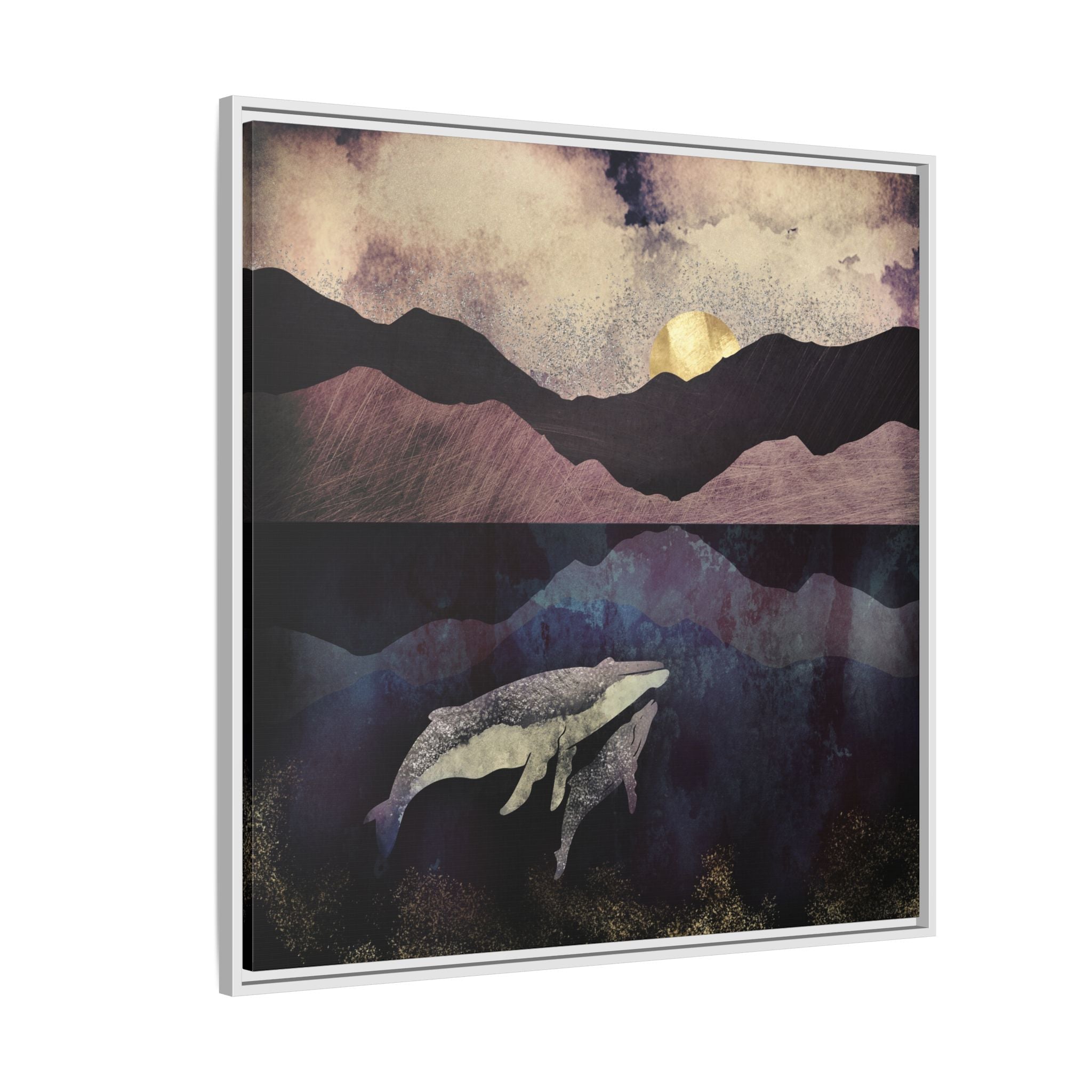 Bond - Matte Canvas, Framed (Multi-color)