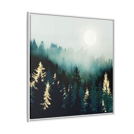 Forest Glow - Matte Canvas, Framed (Multi-color)
