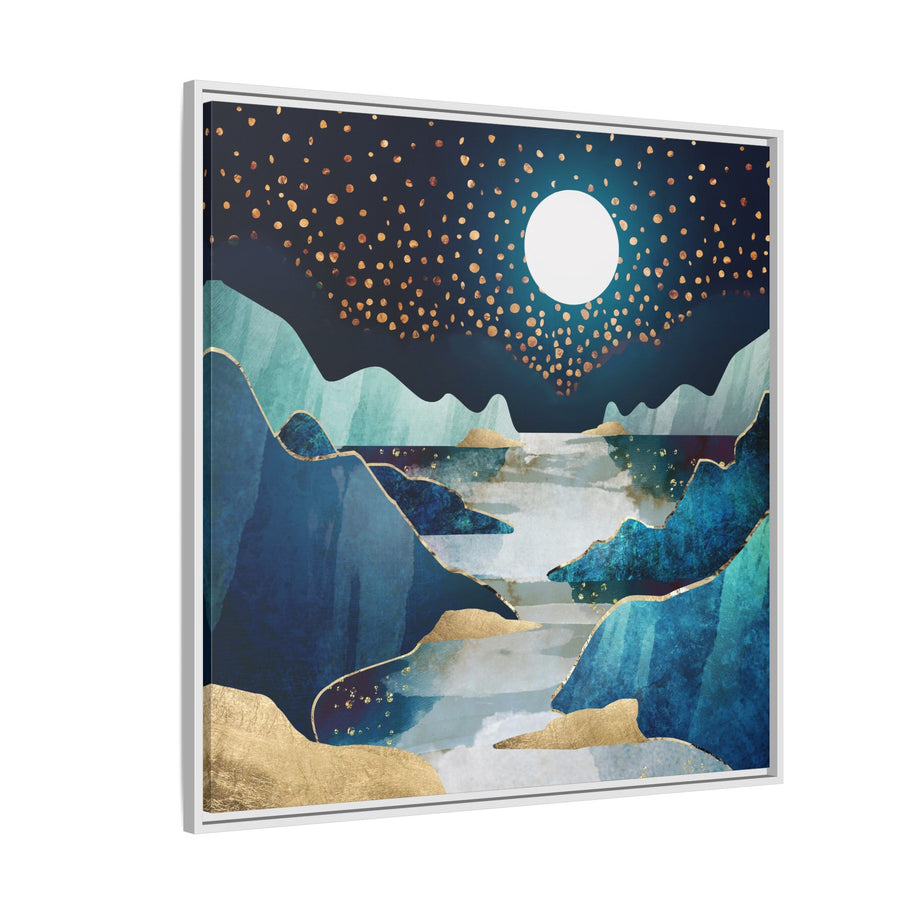 Moon Glow - Matte Canvas, Framed (Multi-color)