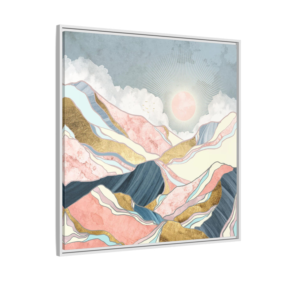 Spring Morning - Matte Canvas, Framed (Multi-color)