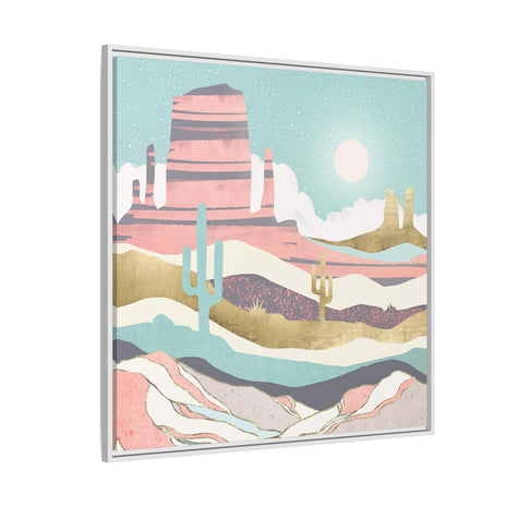 Desert Sun - Matte Canvas, Framed (Multi-color)