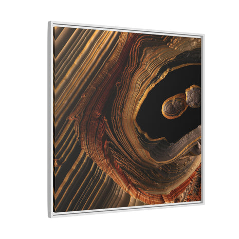 Tigers Eye Canyon - Matte Canvas, Framed (Multi-color)