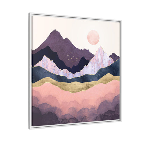 Mauve Mist - Matte Canvas, Framed (Multi-color)