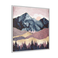 Mauve Vista - Matte Canvas, Framed (Multi-color)