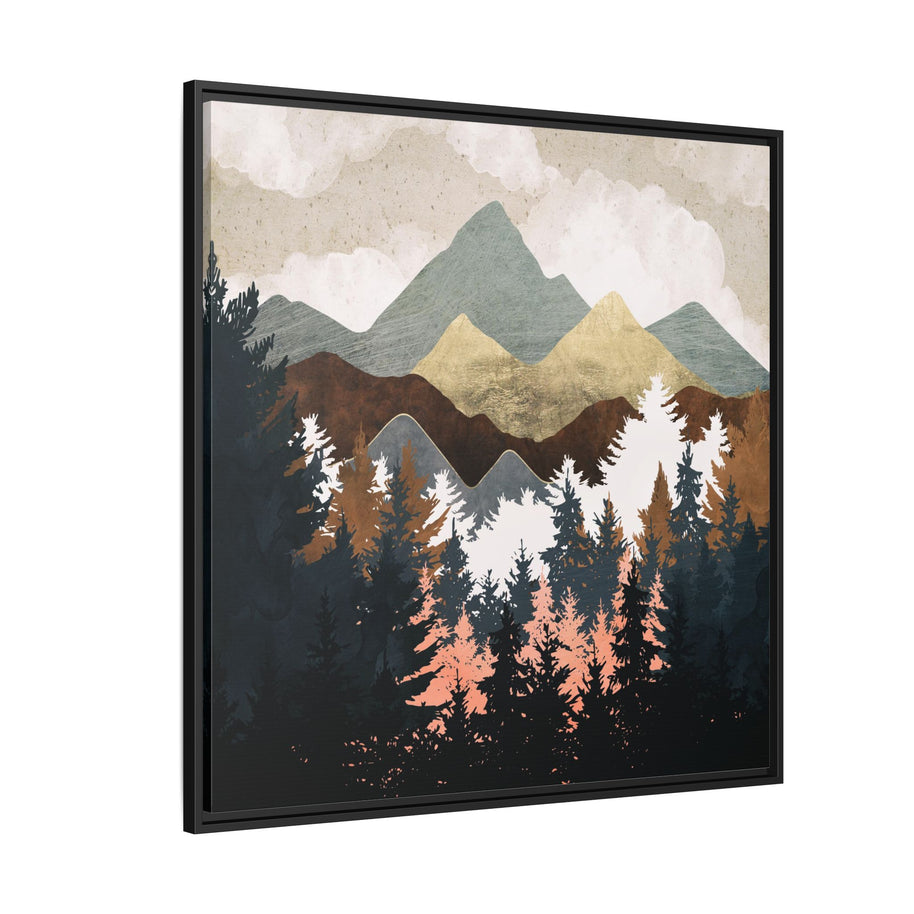 Forest View - Matte Canvas, Framed (Multi-color)
