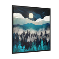 Evening Mist - Matte Canvas, Framed (Multi-color)