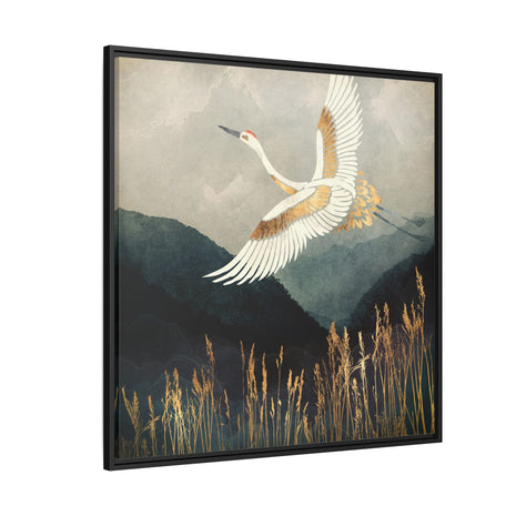 Elegant Flight - Matte Canvas, Framed (Multi-color)