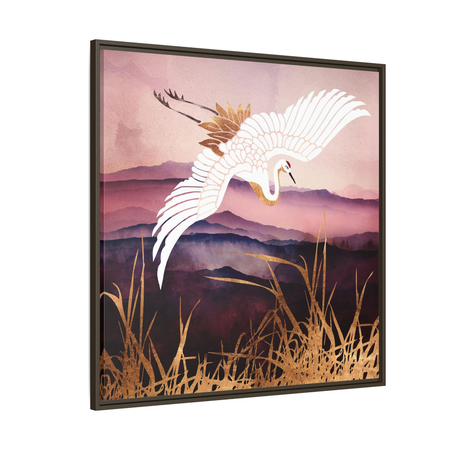 Elegant Flight III - Matte Canvas, Framed (Multi-color)