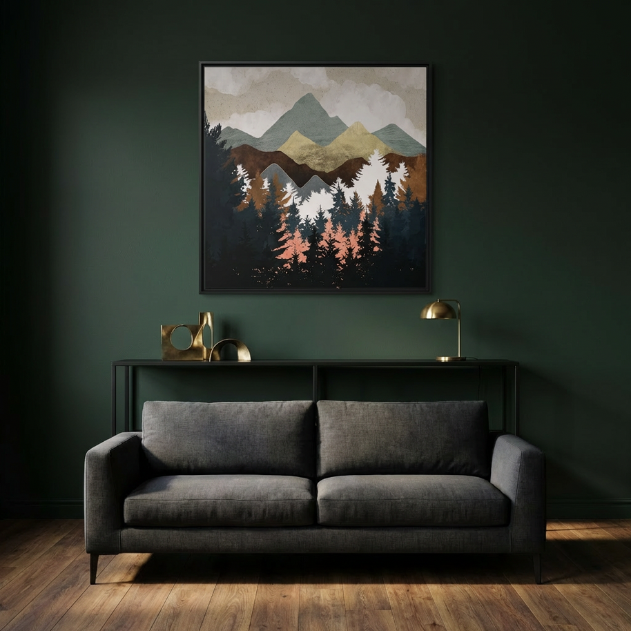 Forest View Matte Canvas, Stretched, No Frame