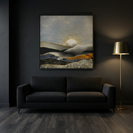 Morning Sun - Matte Canvas, Framed (Multi-color)