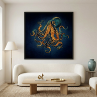 Underwater Dream IV - Matte Canvas, Framed (Multi-color)
