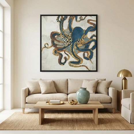 Underwater Dream VI - Matte Canvas, Framed (Multi-color)