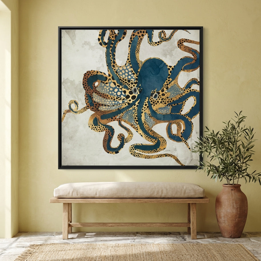 Underwater Dream VI - Matte Canvas, Framed (Multi-color)