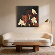 Autumn Iris - Matte Canvas, Framed (Multi-color)