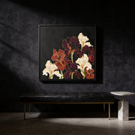 Autumn Iris - Matte Canvas, Framed (Multi-color)