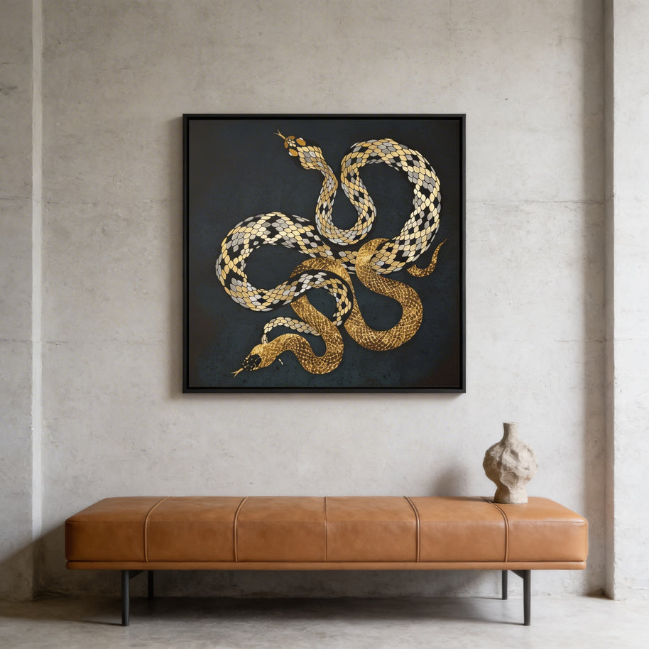Balance - Matte Canvas, Framed (Multi-color)