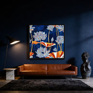 Bold Botanical - Matte Canvas, Framed (Multi-color)