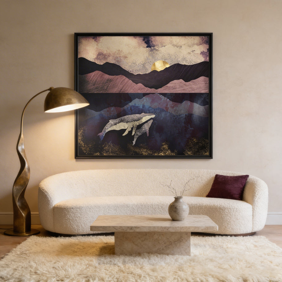 Bond - Matte Canvas, Framed (Multi-color)