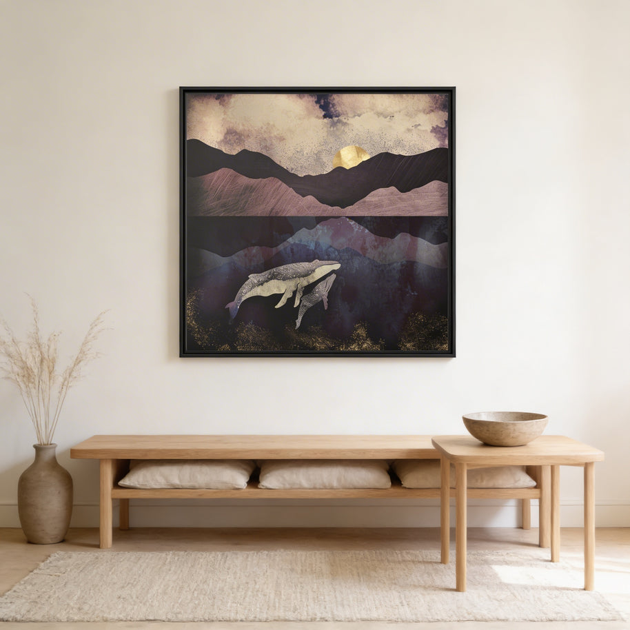 Bond - Matte Canvas, Framed (Multi-color)
