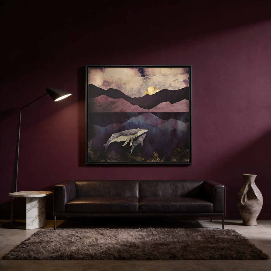 Bond - Matte Canvas, Framed (Multi-color)