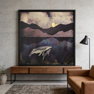 Bond - Matte Canvas, Framed (Multi-color)