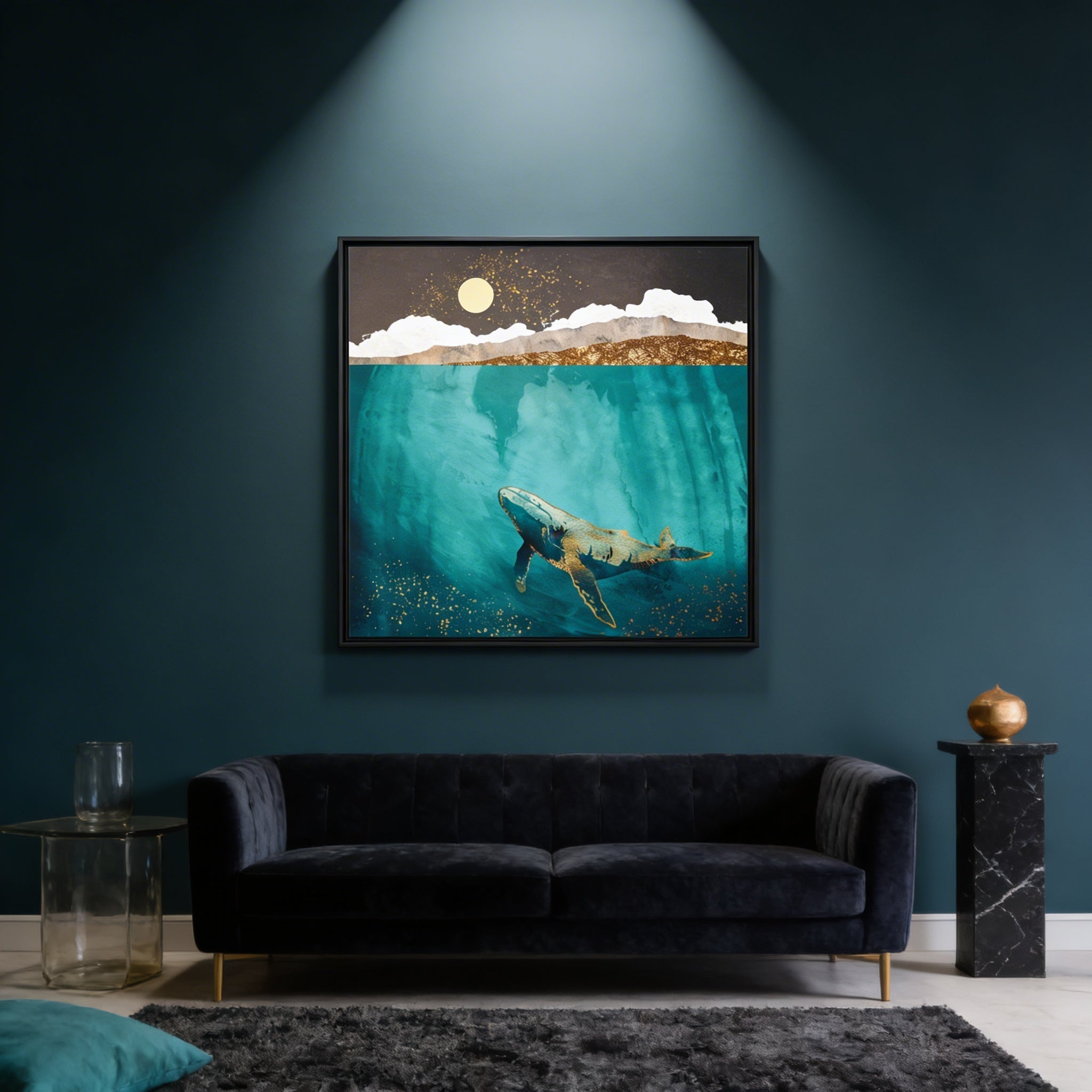 Light Beneath - Matte Canvas, Framed (Multi-color)