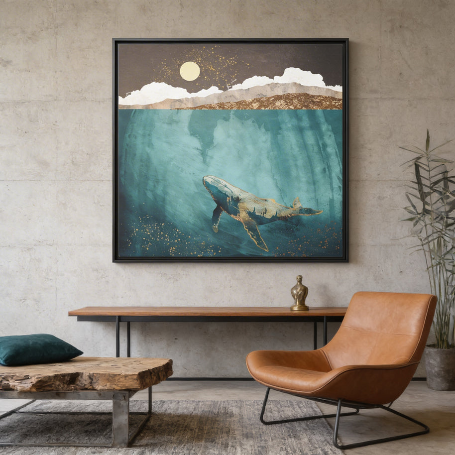 Light Beneath - Matte Canvas, Framed (Multi-color)