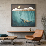 Light Beneath - Matte Canvas, Framed (Multi-color)