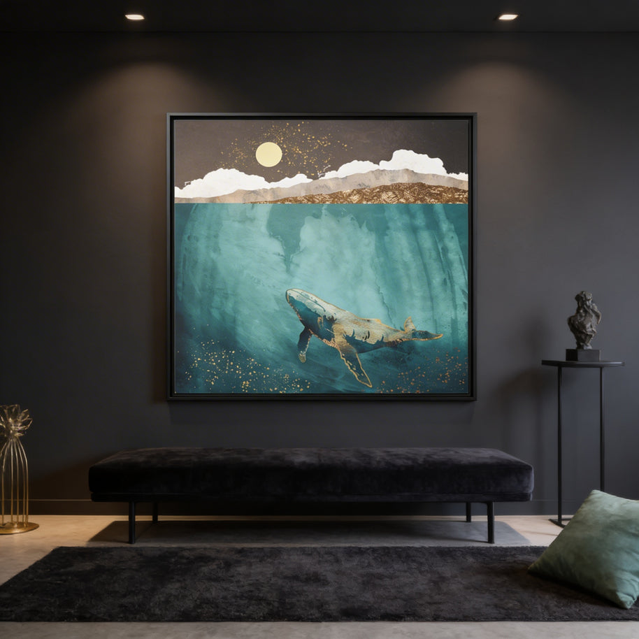 Light Beneath - Matte Canvas, Framed (Multi-color)