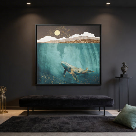 Light Beneath - Matte Canvas, Framed (Multi-color)