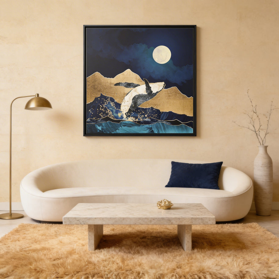 Live Free - Matte Canvas, Framed (Multi-color)