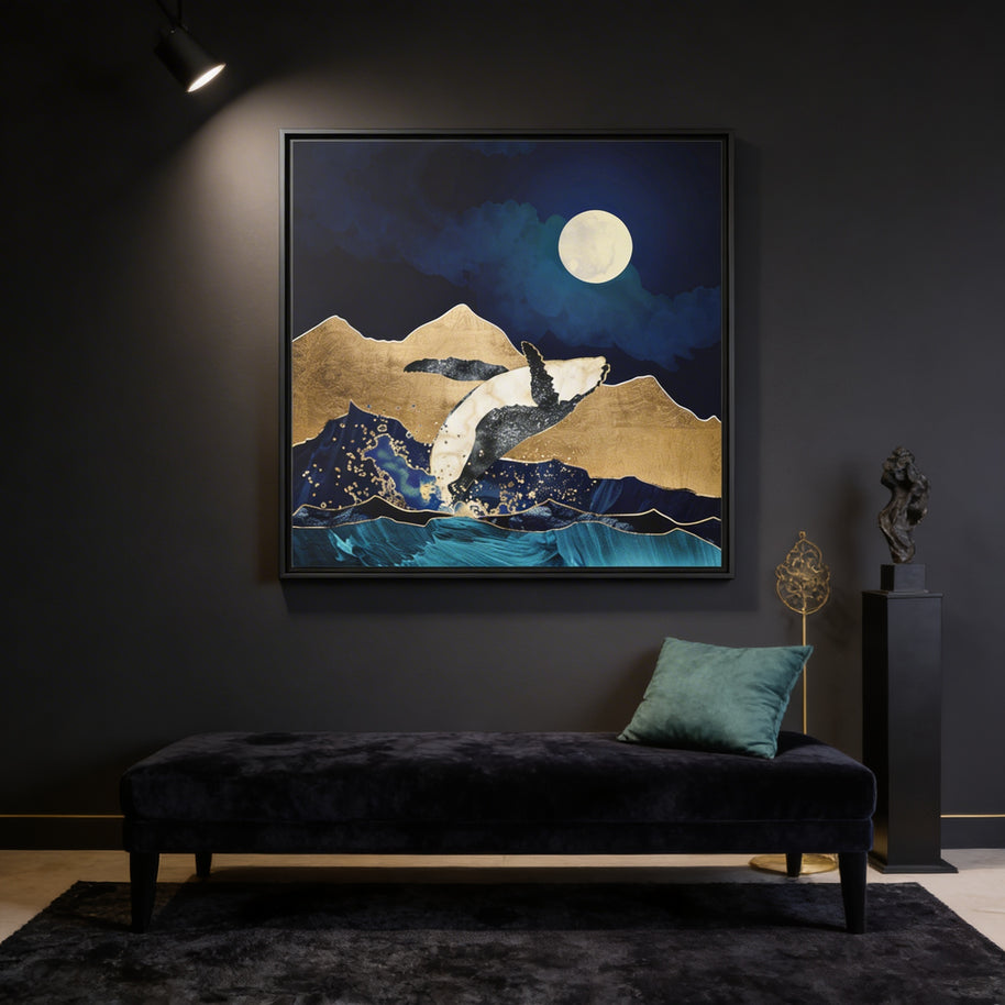 Live Free - Matte Canvas, Framed (Multi-color)