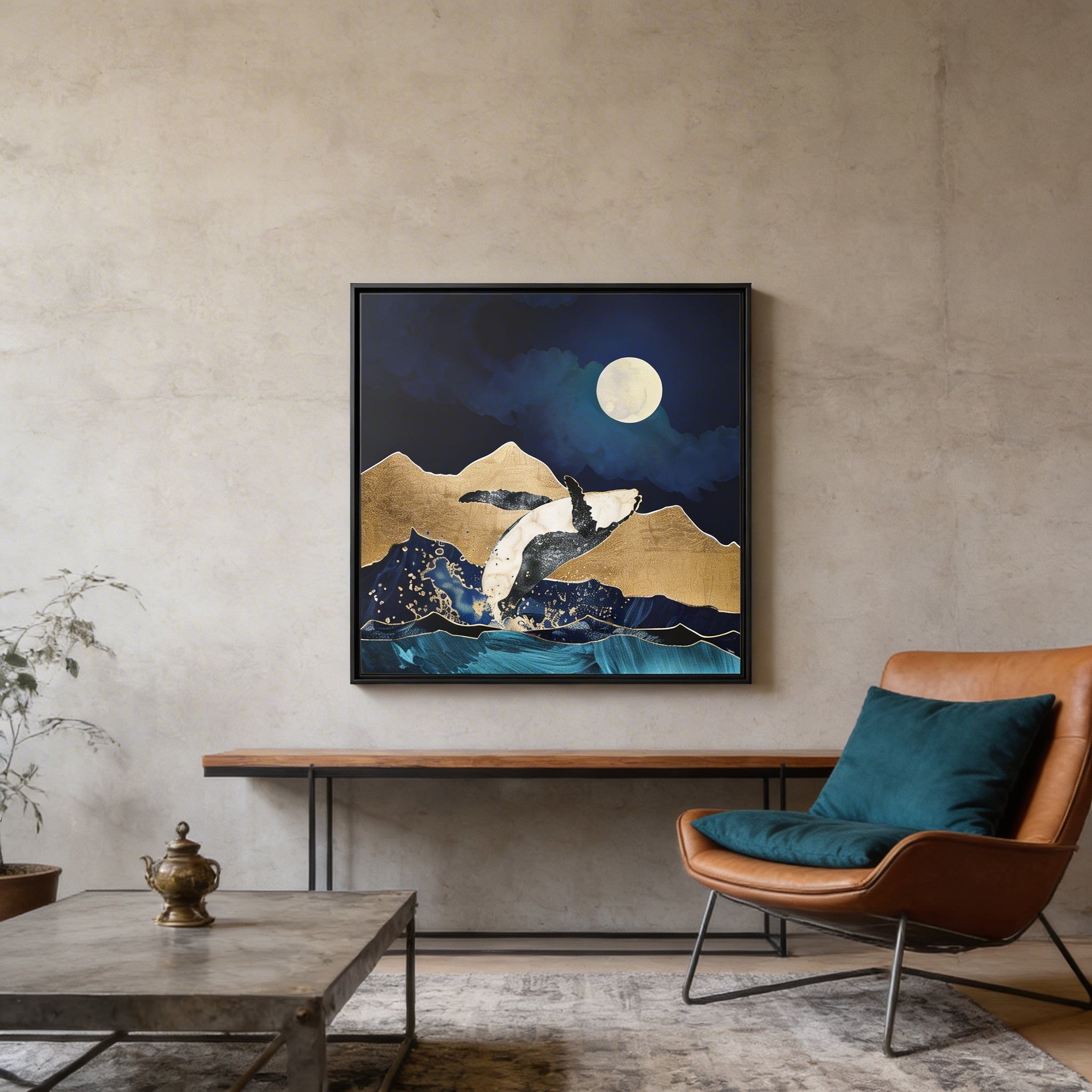 Live Free - Matte Canvas, Framed (Multi-color)