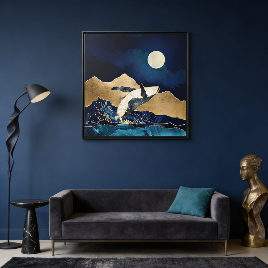 Live Free - Matte Canvas, Framed (Multi-color)