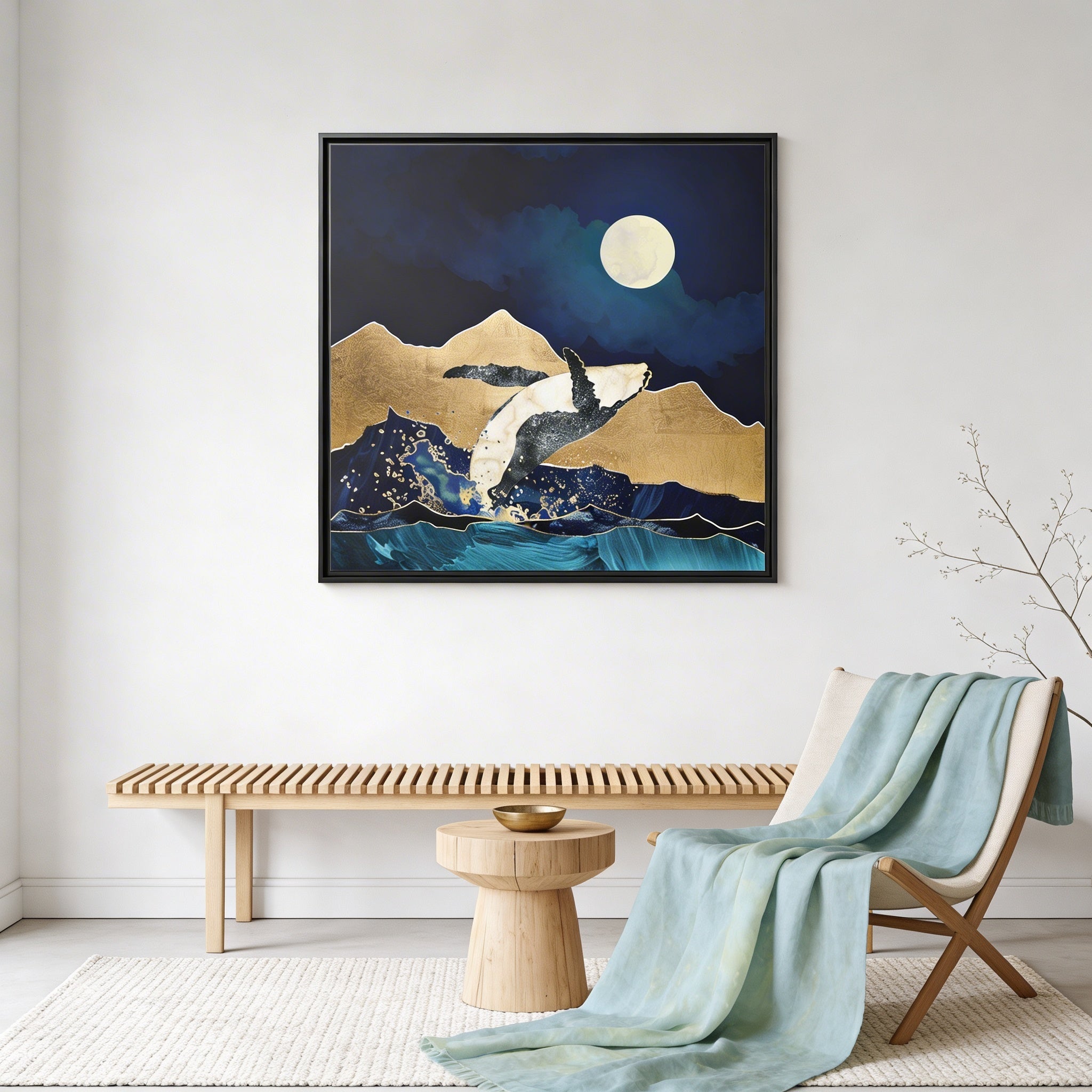 Live Free - Matte Canvas, Framed (Multi-color)