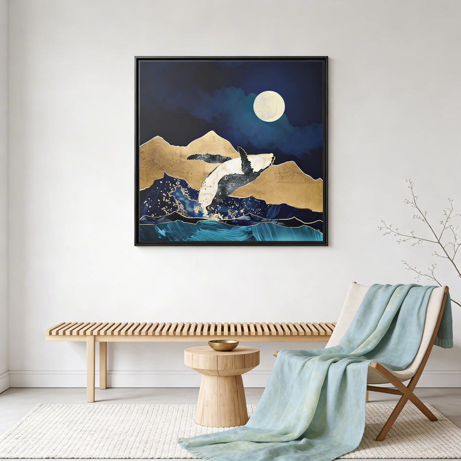 Live Free - Matte Canvas, Framed (Multi-color)