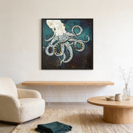 Underwater Dream VII - Matte Canvas, Framed (Multi-color)
