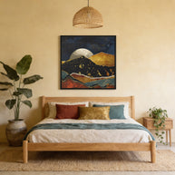 Bronze Night - Matte Canvas, Framed (Multi-color)