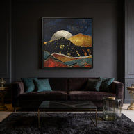 Bronze Night - Matte Canvas, Framed (Multi-color)