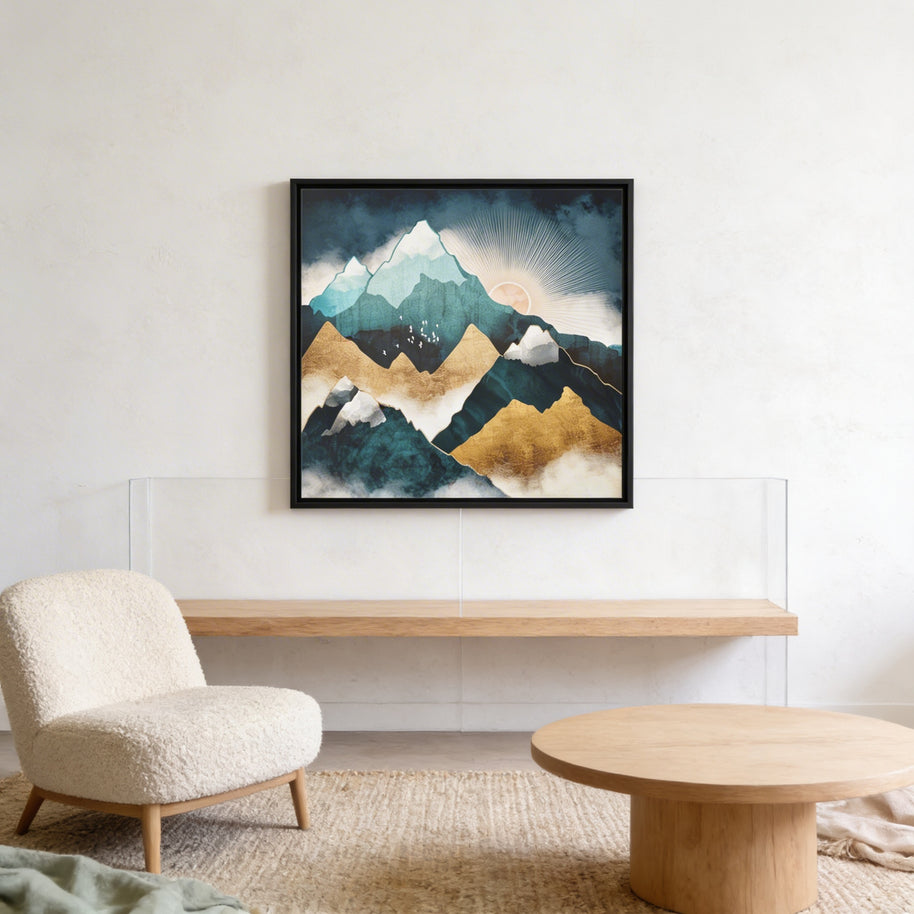 Daybreak - Matte Canvas, Framed (Multi-color)